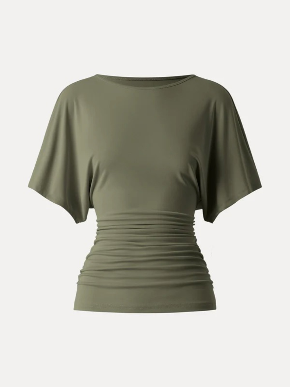 OGL Ruched Batwing Sleeve Top - Picture 1 of 1